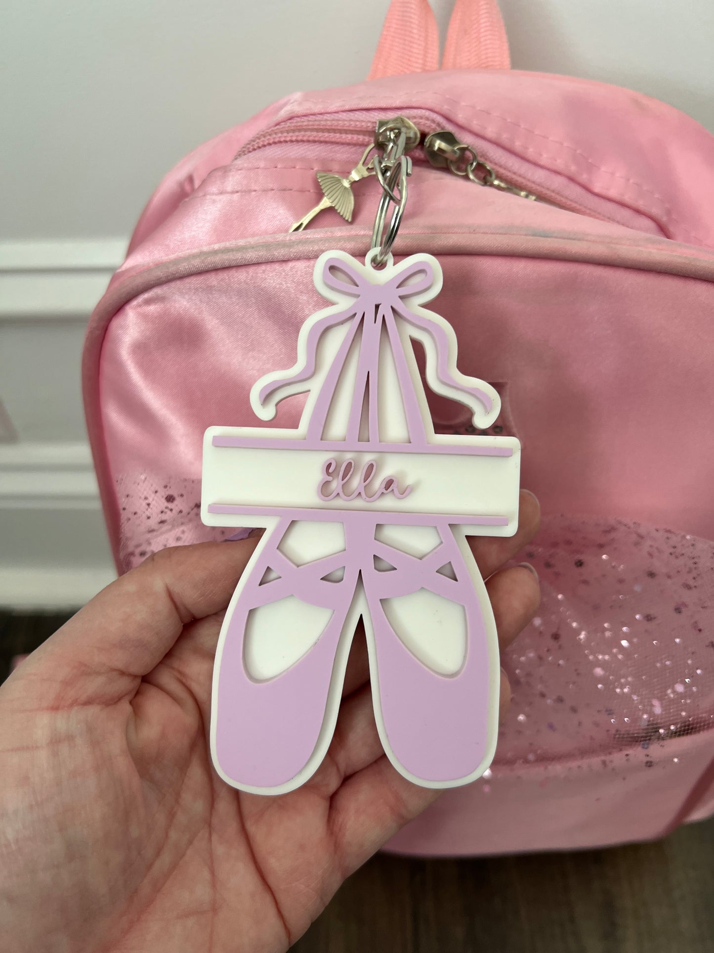 Dance bag tag