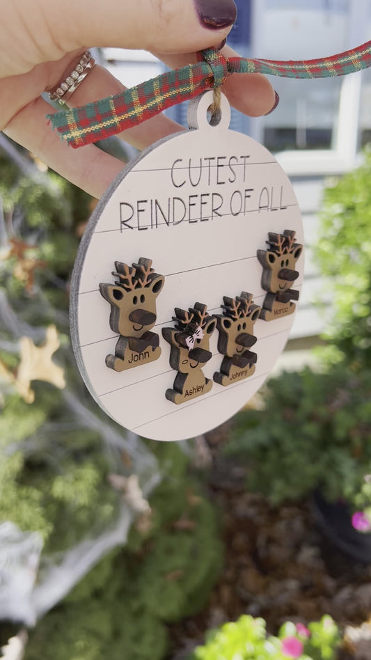 Reindeer ornament