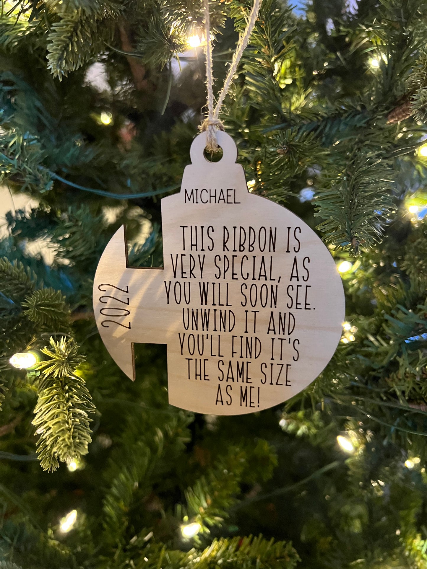 Child measurement ornament