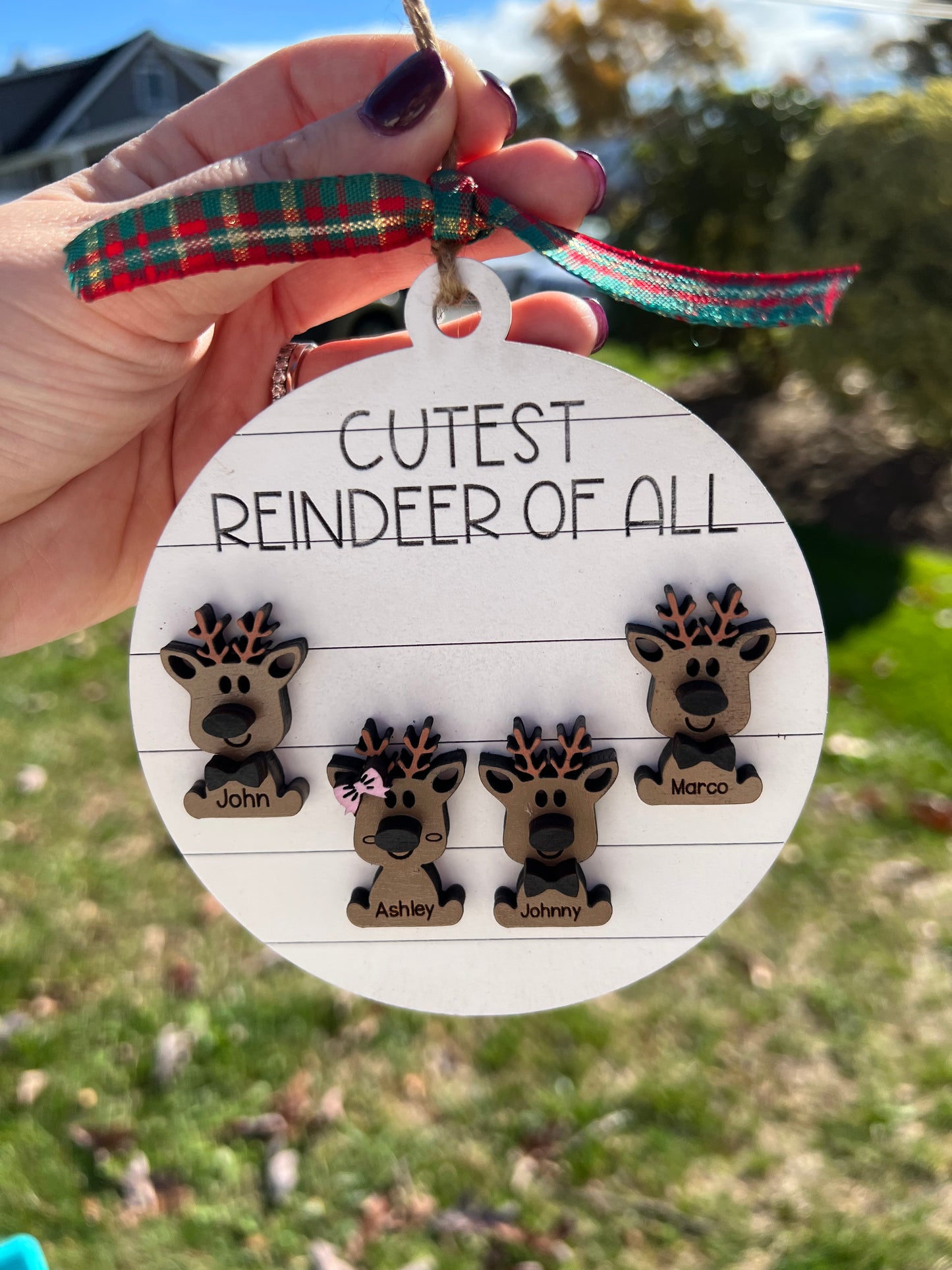 Reindeer ornament