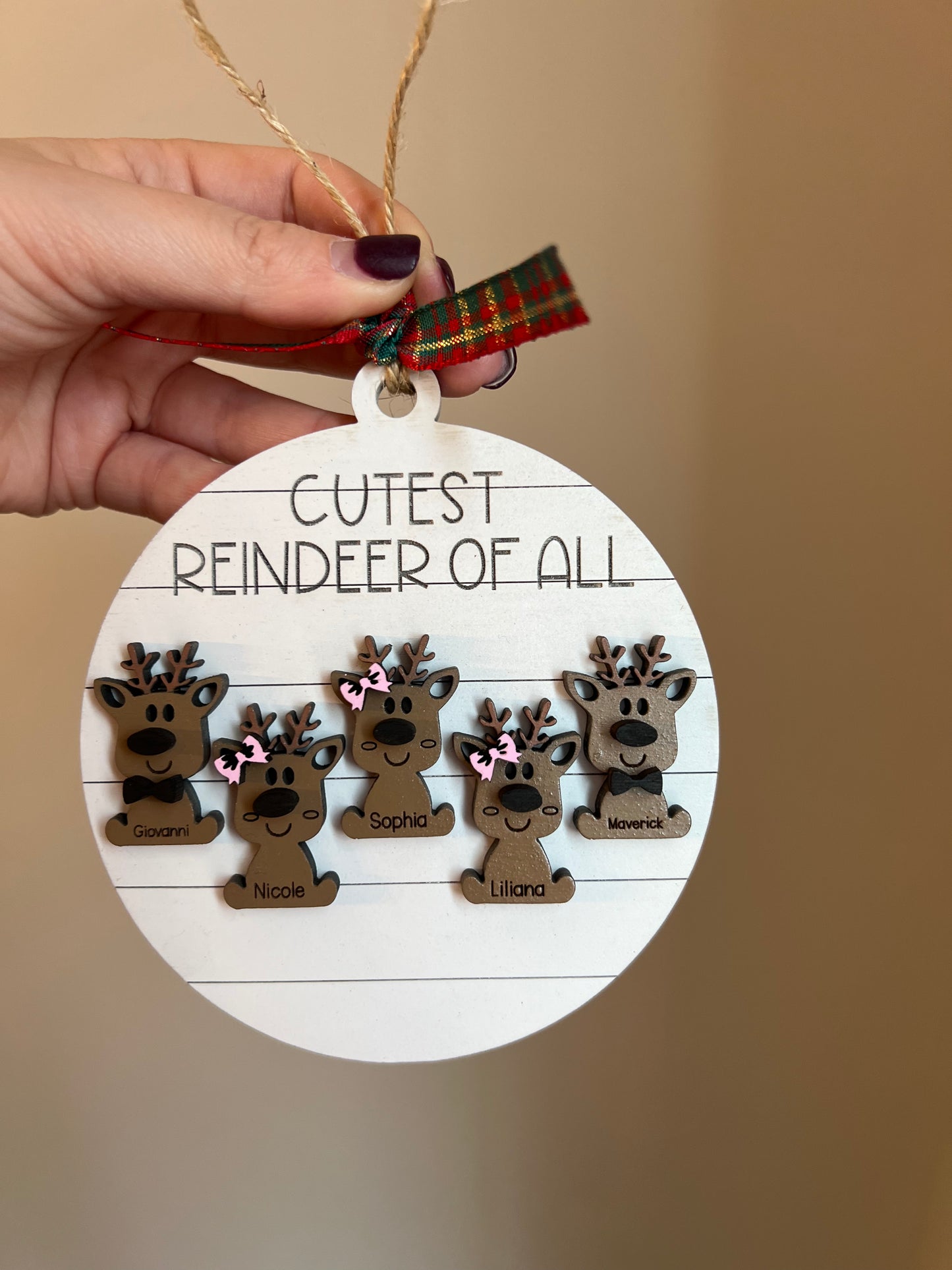 Reindeer ornament